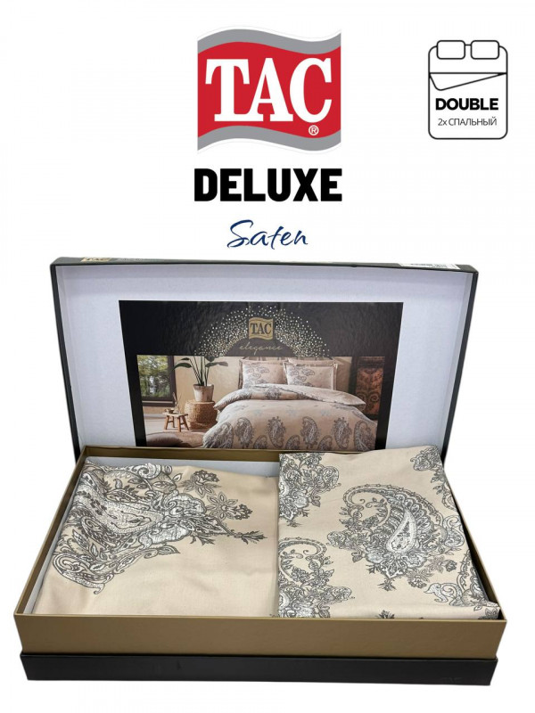 Tac Herna bej Deluxe saten | Постельное белье сатин делюкс